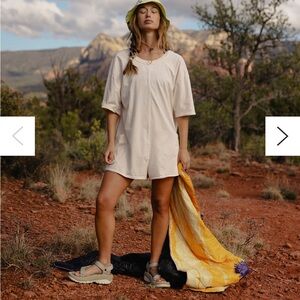 Free People Hot Shot Tee Romper